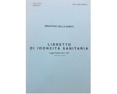 LIBRETTO DI IDONEITA' SANITARIA 